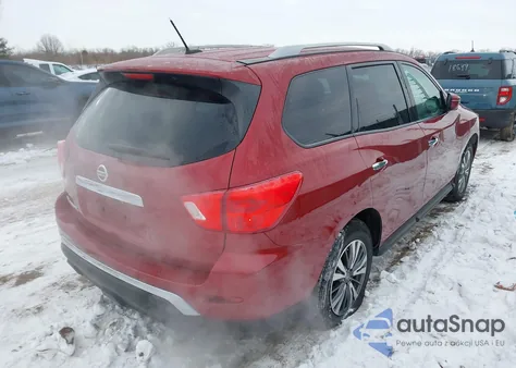 2017 Nissan Pathfinder S z USA, uszkodzony, nr VIN 5N1DR2MNXHC613404